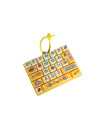 Happy 24/7 Stress-Relief 26-Key Keyboard Clip - Yellow